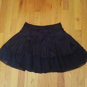 Kenneth lady Lovely detail navy summer flare skirt
